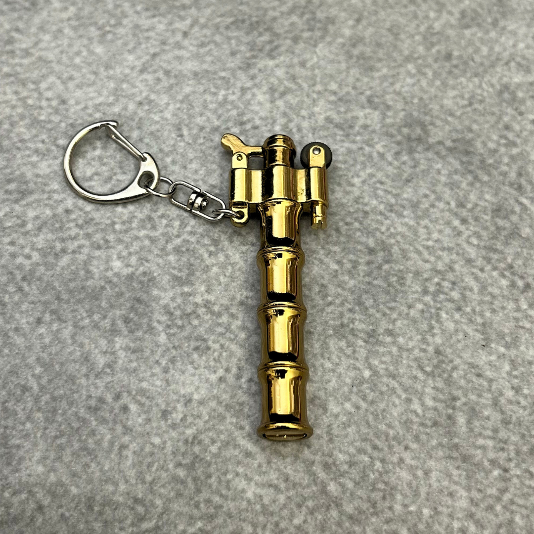 Golden Bamboo Keychain Lighter