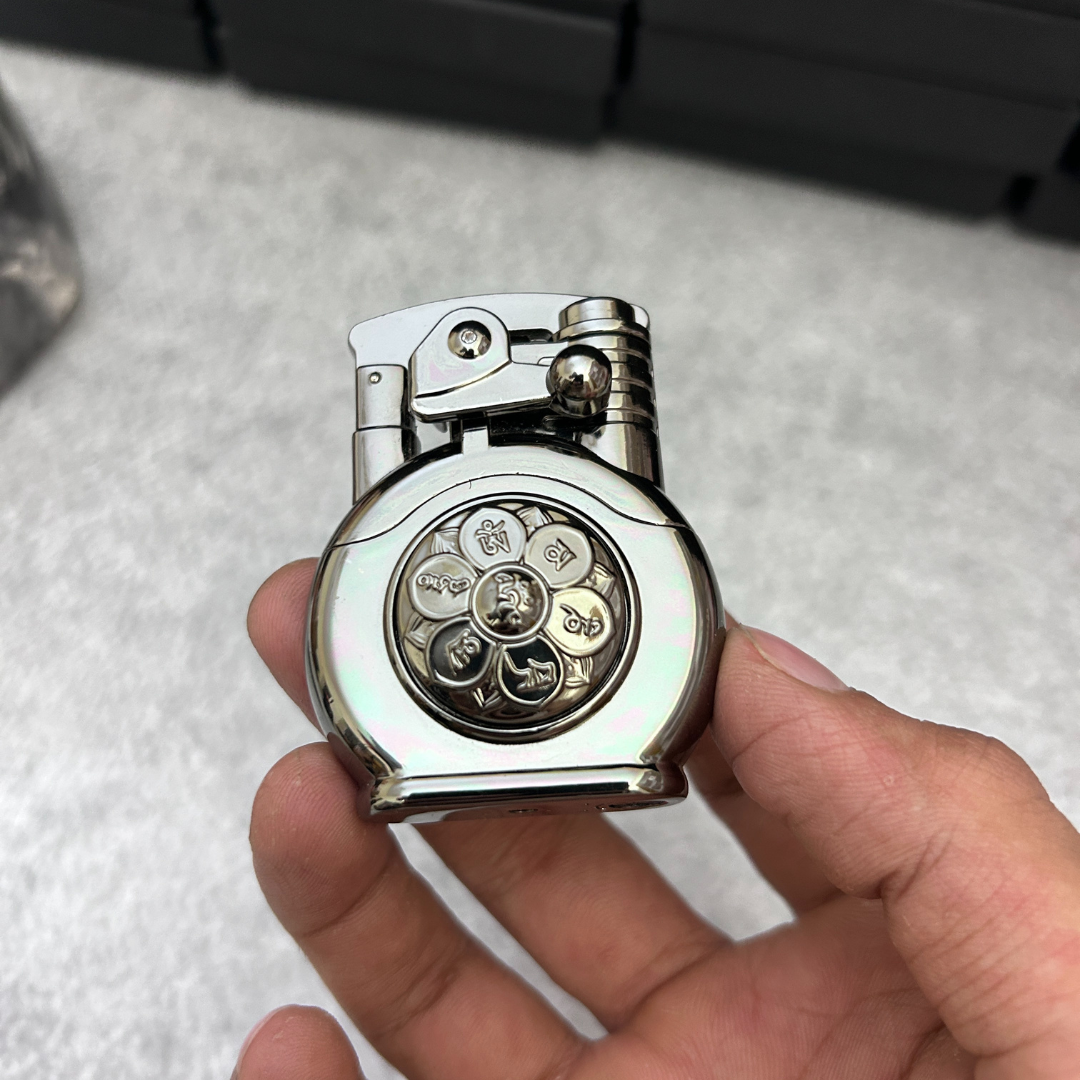 Rotating Wheel Black Vintage Flamer