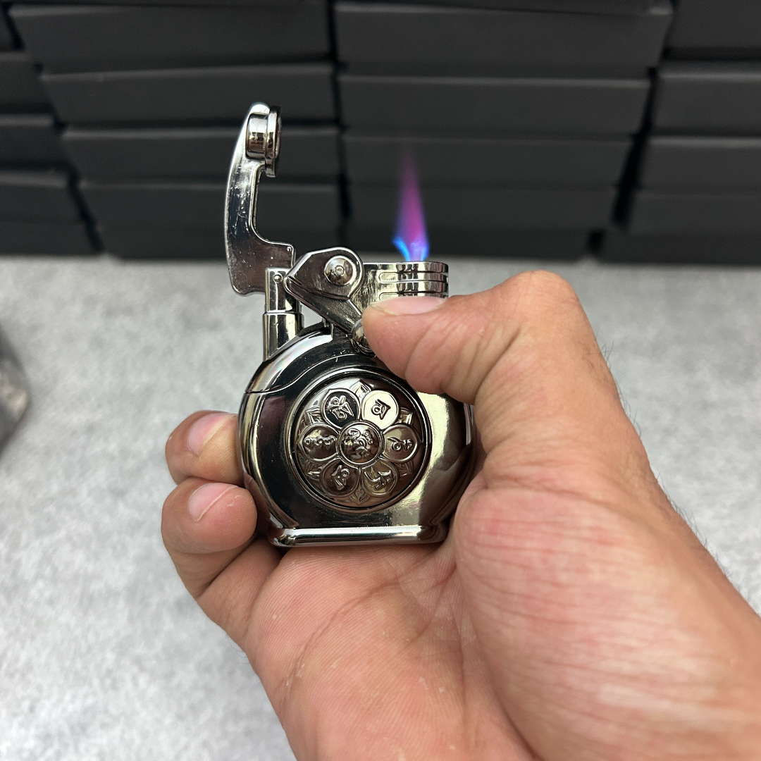 Rotating Wheel Black Vintage Flamer