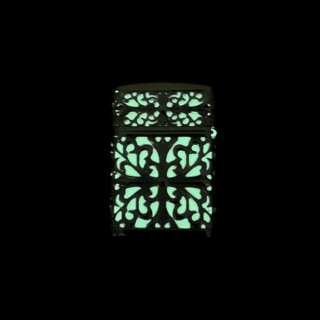 Floral Glow in Dark Lighter