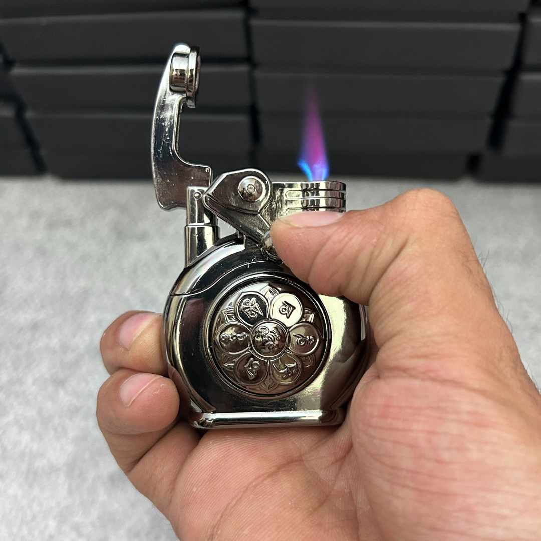 Rotating Wheel Black Vintage Flamer
