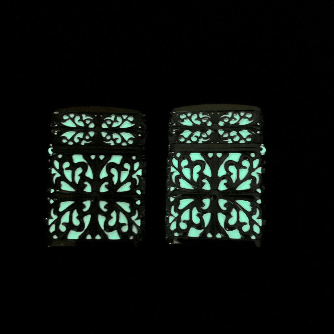 Floral Glow in Dark Lighter