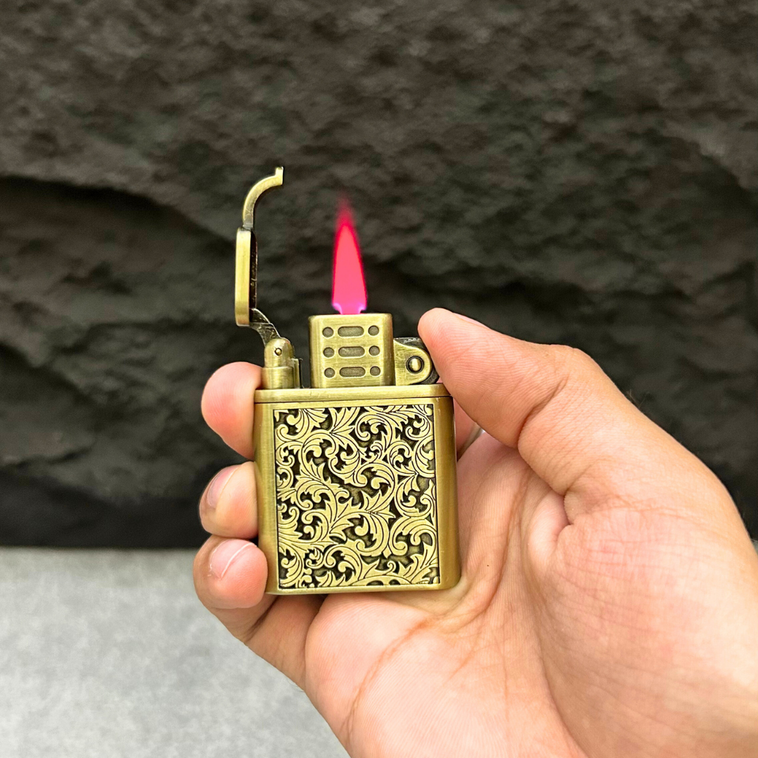Vintage Design Red Flame Lighter