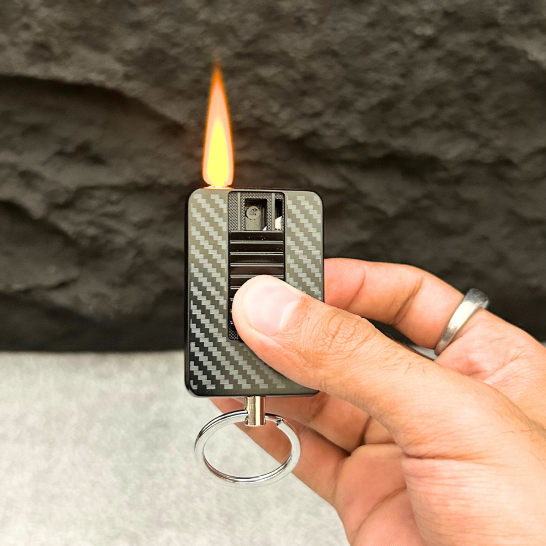 Carbon Fibre Keychain Lighter