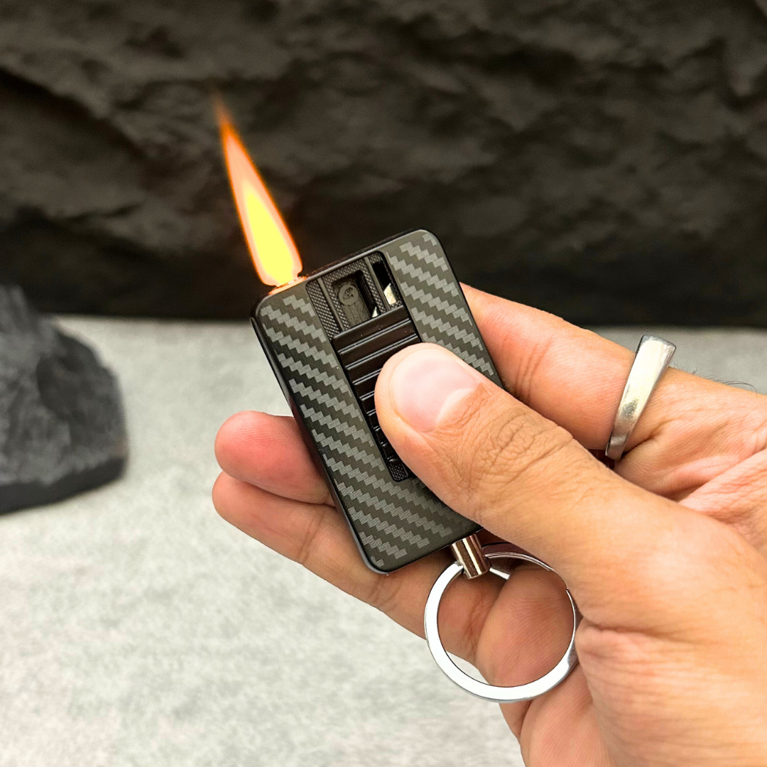 Carbon Fibre Keychain Lighter