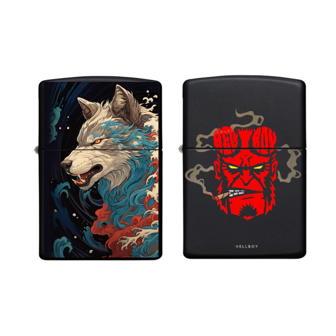 Abstract Wolf & Hellboy Combo (Pack of 2)