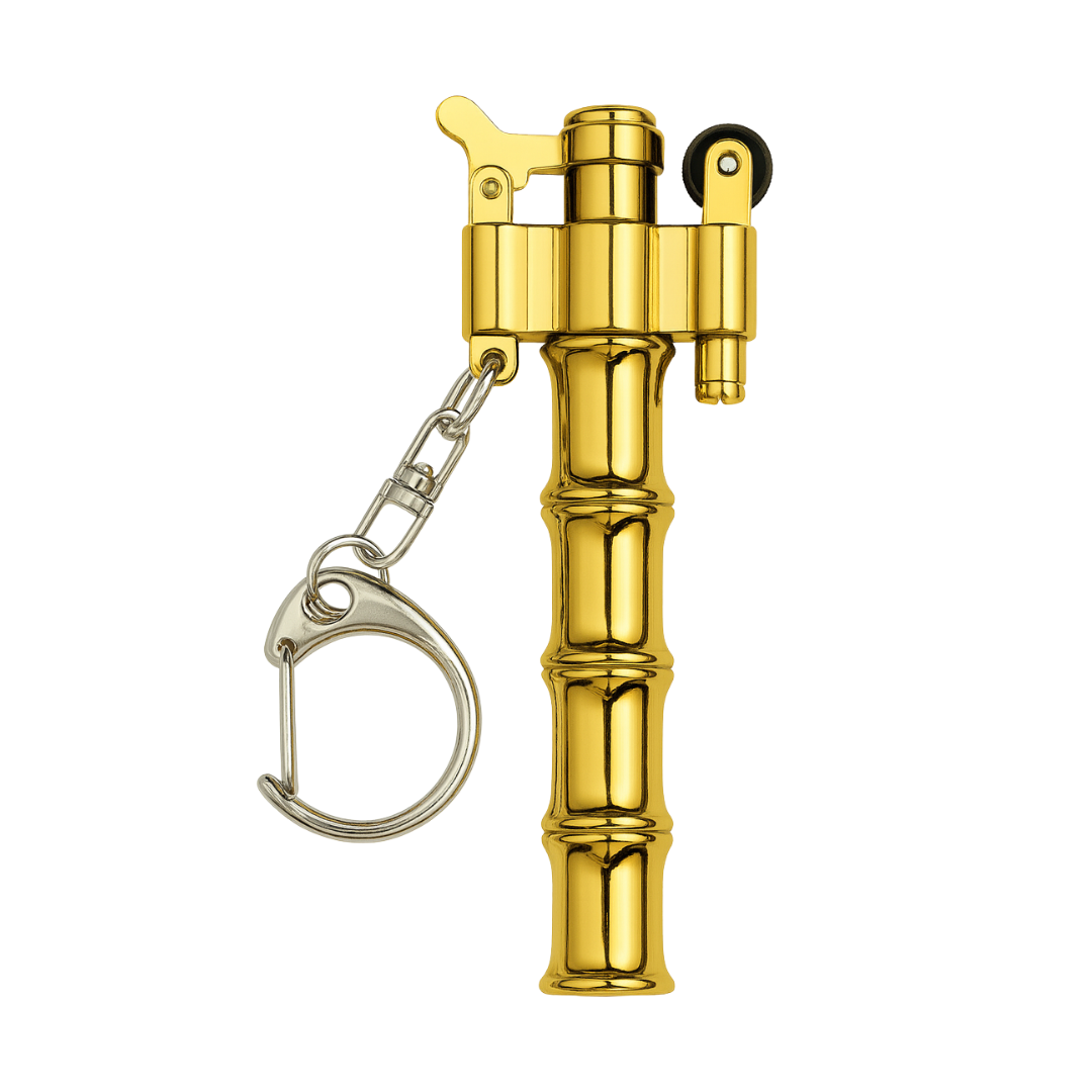 Golden Bamboo Keychain Lighter