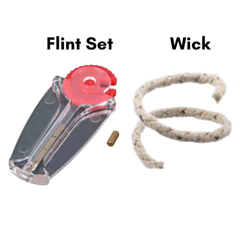 1 Wick + 6 pc flint Combo (Prepaid only)