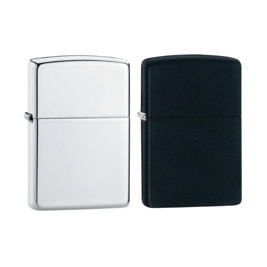 Metallic Silver & Black Matte COMBO (Pack of 2)