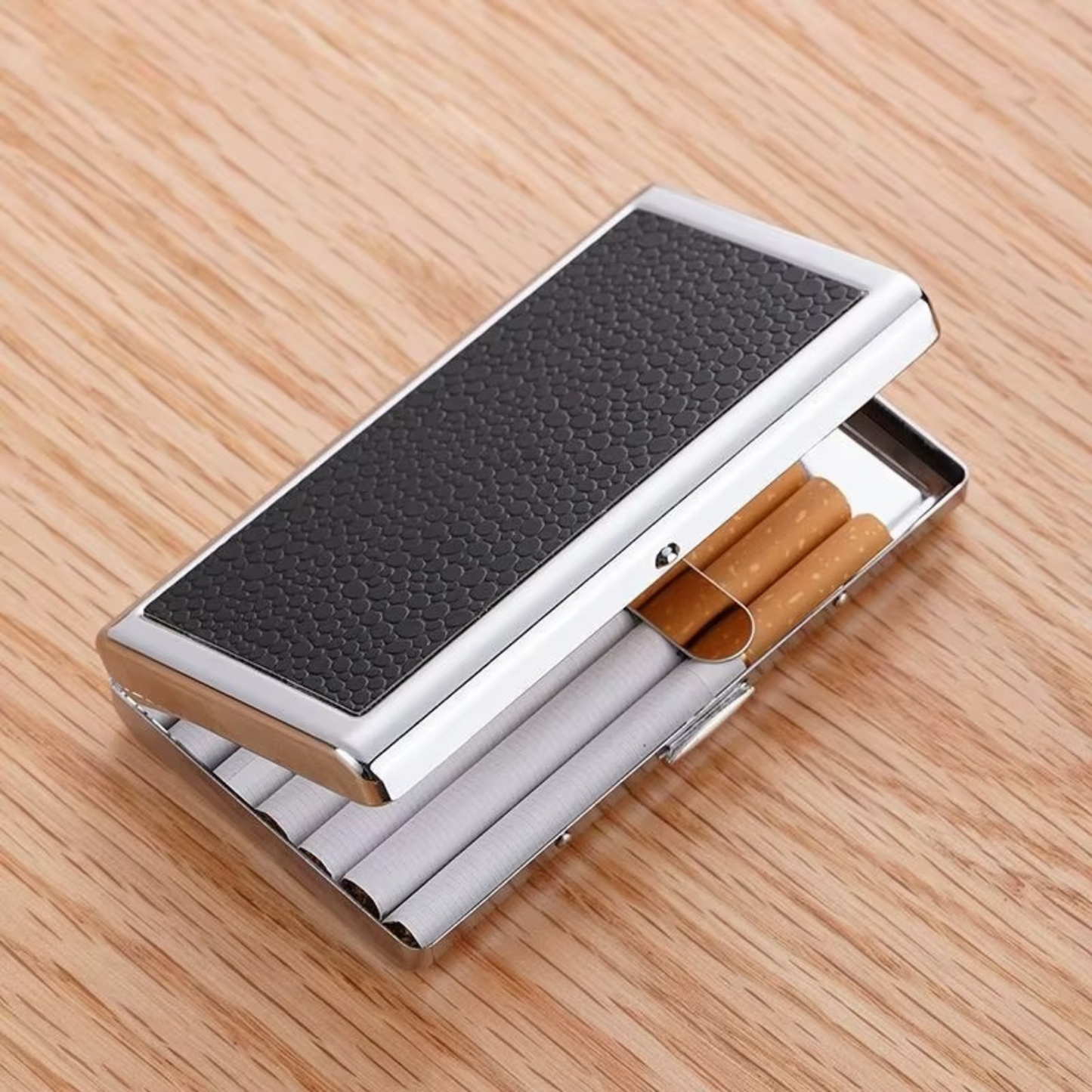 Carbon Metal Cigarette Case