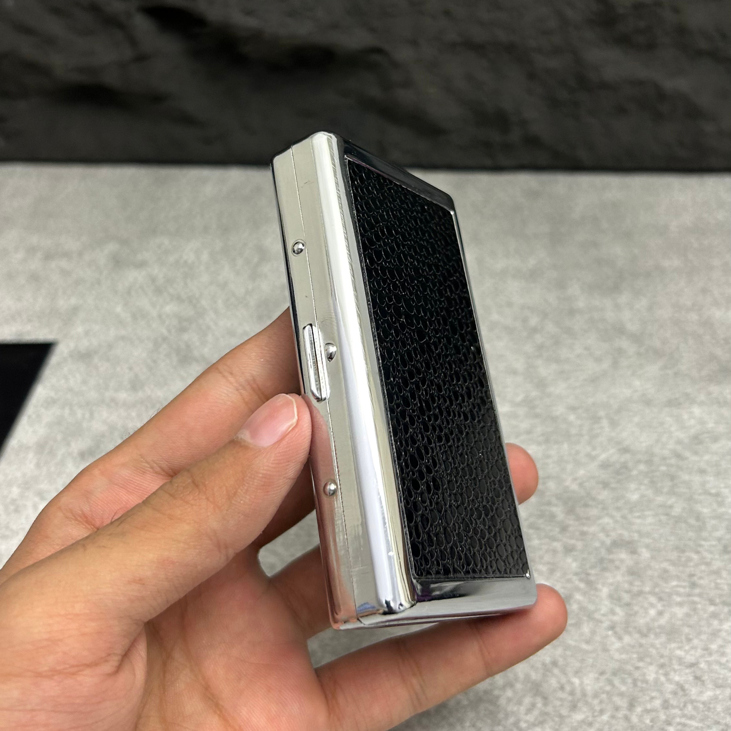 Carbon Metal Cigarette Case