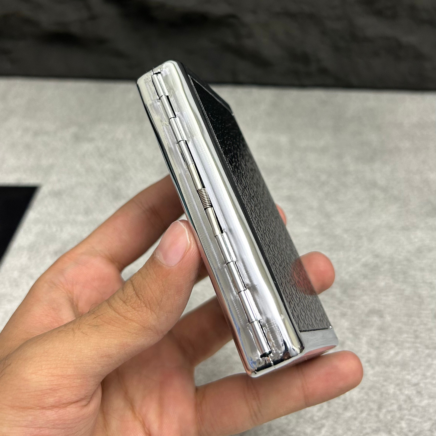 Carbon Metal Cigarette Case