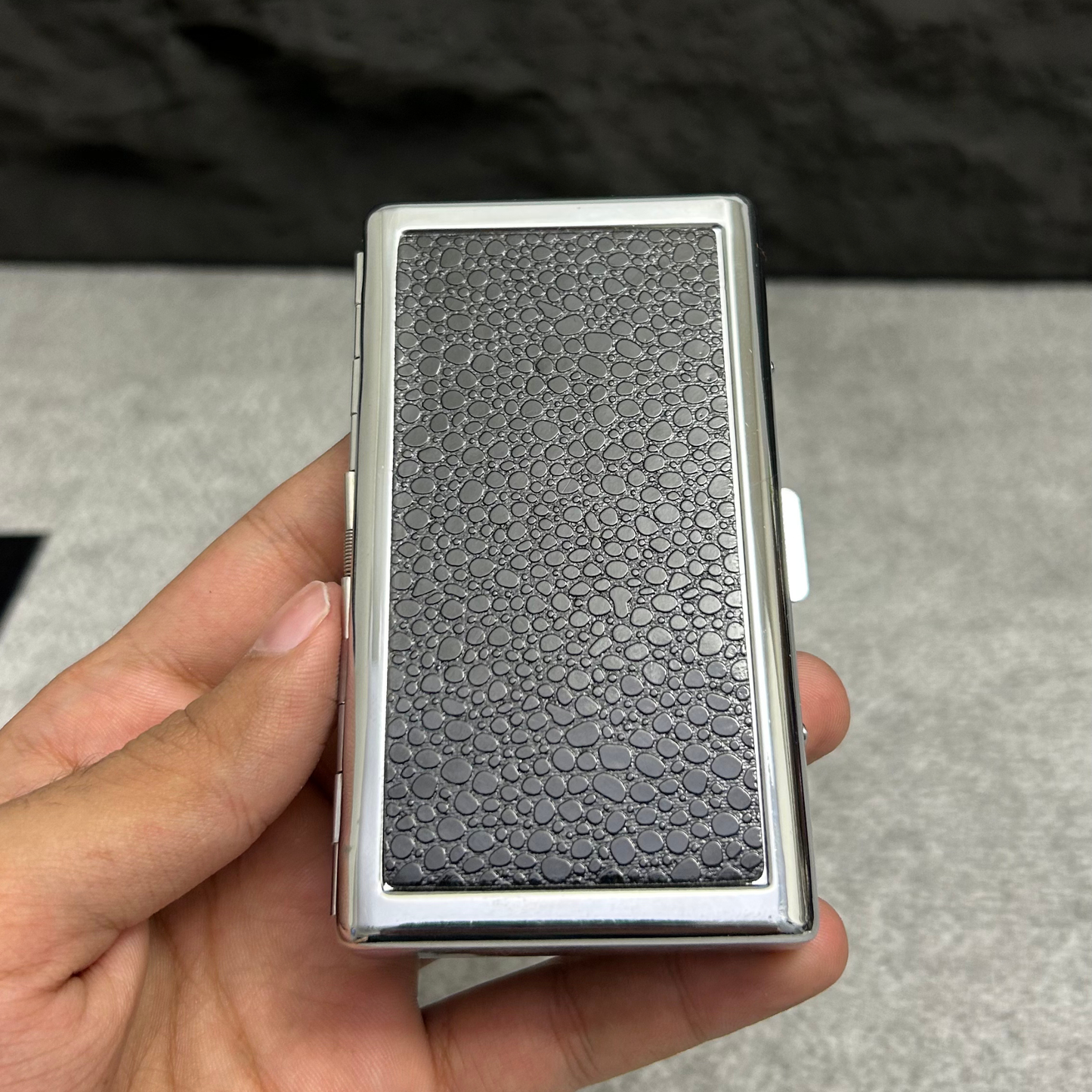 Carbon Metal Cigarette Case