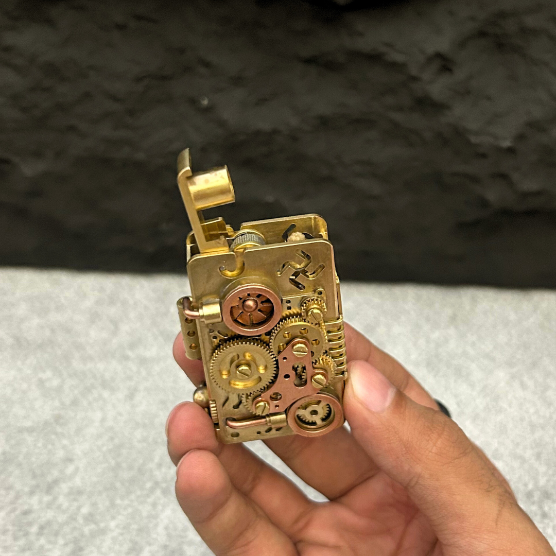 Steampunk Gearworks Lighter (Note: ₹1000 advance payment will be collected for Cash on Delivery orders before dispatch)