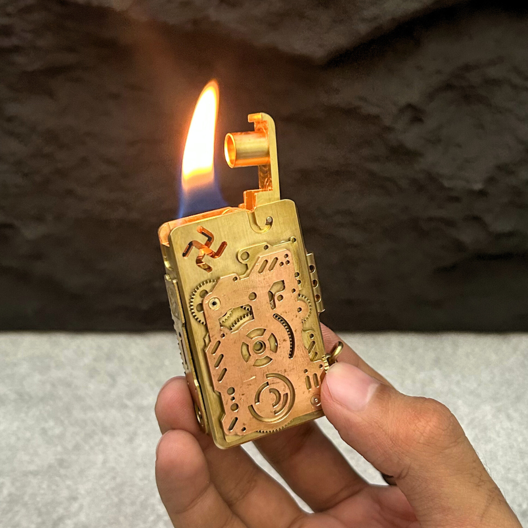 Steampunk Gearworks Lighter (Note: ₹1000 advance payment will be collected for Cash on Delivery orders before dispatch)
