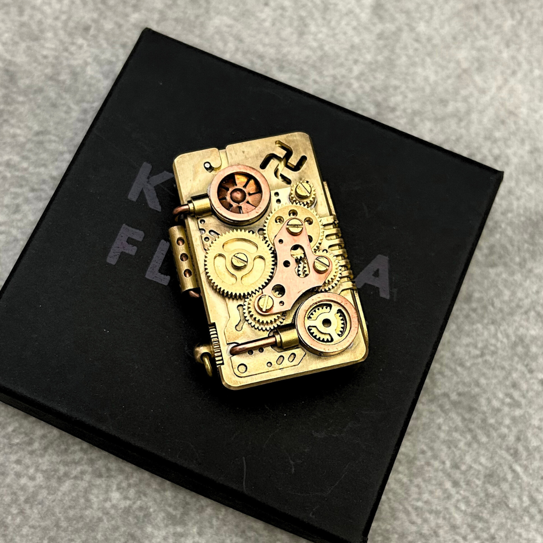 Steampunk Gearworks Lighter (Note: ₹1000 advance payment will be collected for Cash on Delivery orders before dispatch)