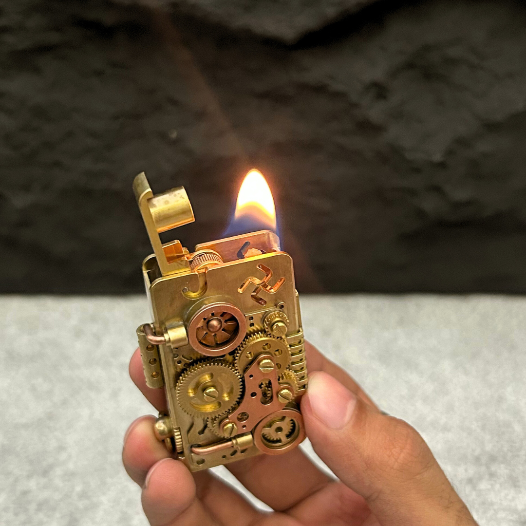 Steampunk Gearworks Lighter (Note: ₹1000 advance payment will be collected for Cash on Delivery orders before dispatch)