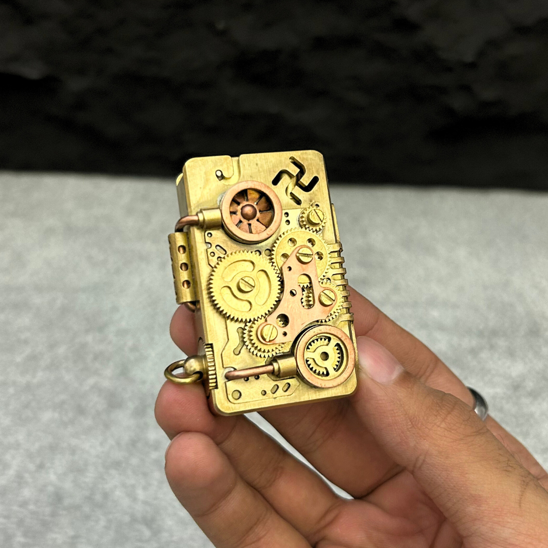 Steampunk Gearworks Lighter (Note: ₹1000 advance payment will be collected for Cash on Delivery orders before dispatch)