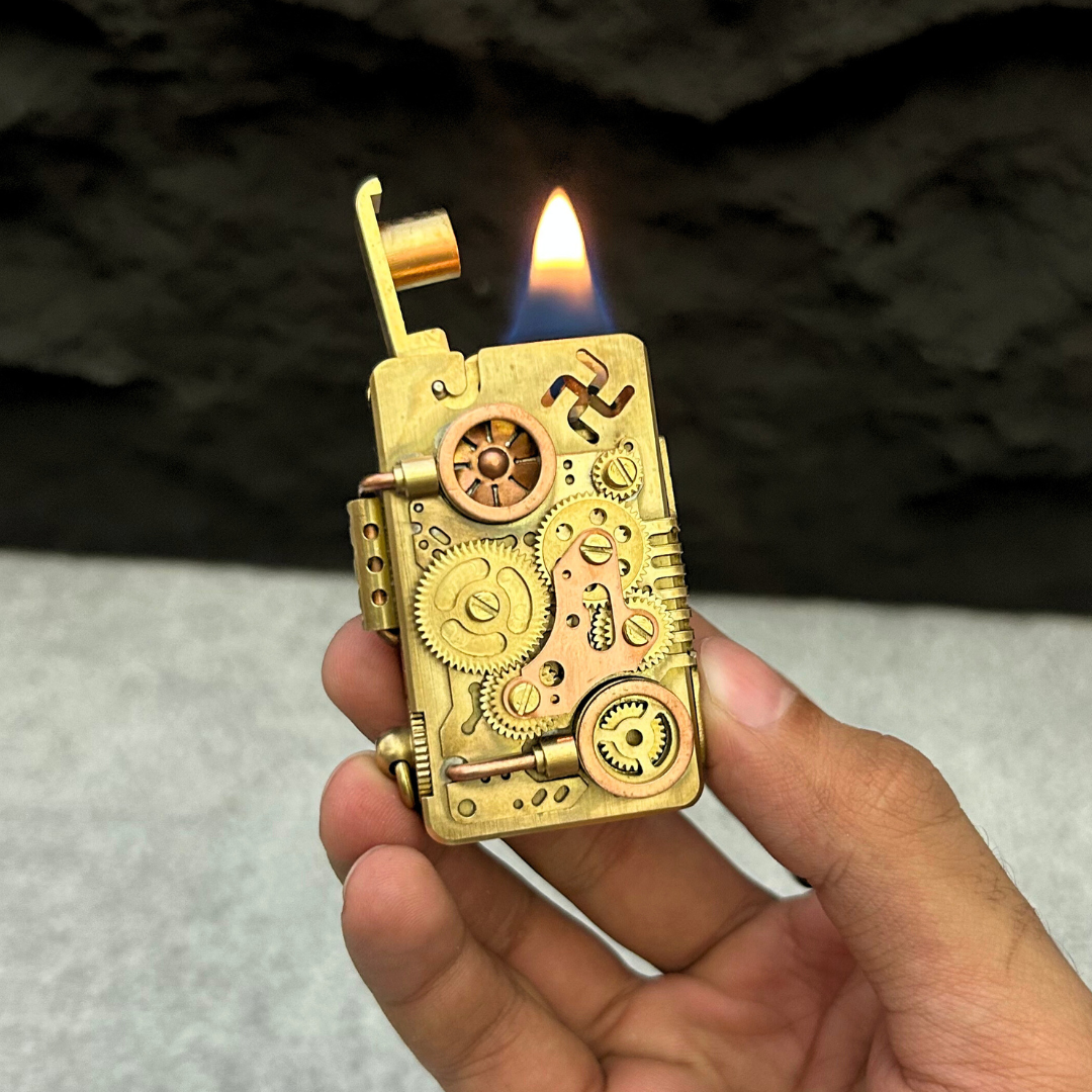 Steampunk Gearworks Lighter (Note: ₹1000 advance payment will be collected for Cash on Delivery orders before dispatch)
