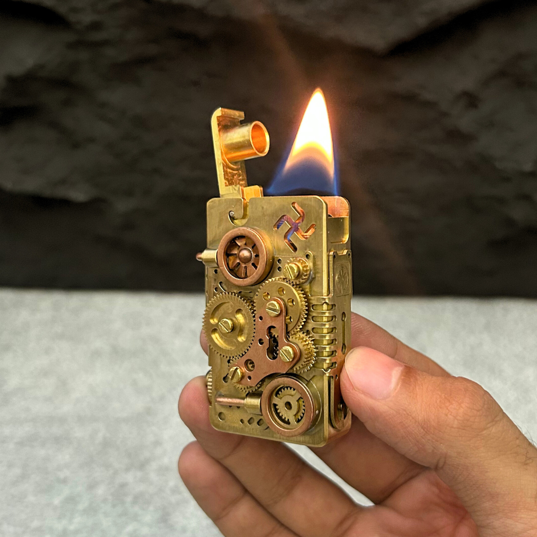 Steampunk Gearworks Lighter (Note: ₹1000 advance payment will be collected for Cash on Delivery orders before dispatch)
