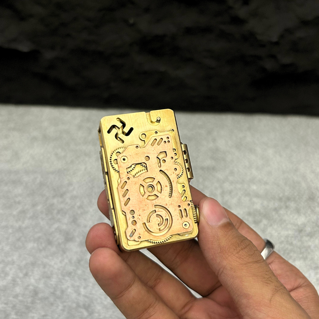 Steampunk Gearworks Lighter (Note: ₹1000 advance payment will be collected for Cash on Delivery orders before dispatch)
