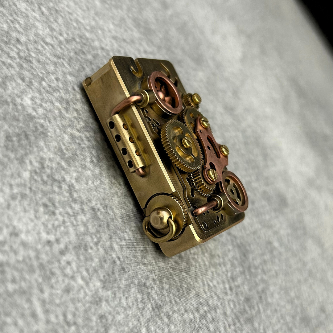 Steampunk Gearworks Lighter (Note: ₹1000 advance payment will be collected for Cash on Delivery orders before dispatch)