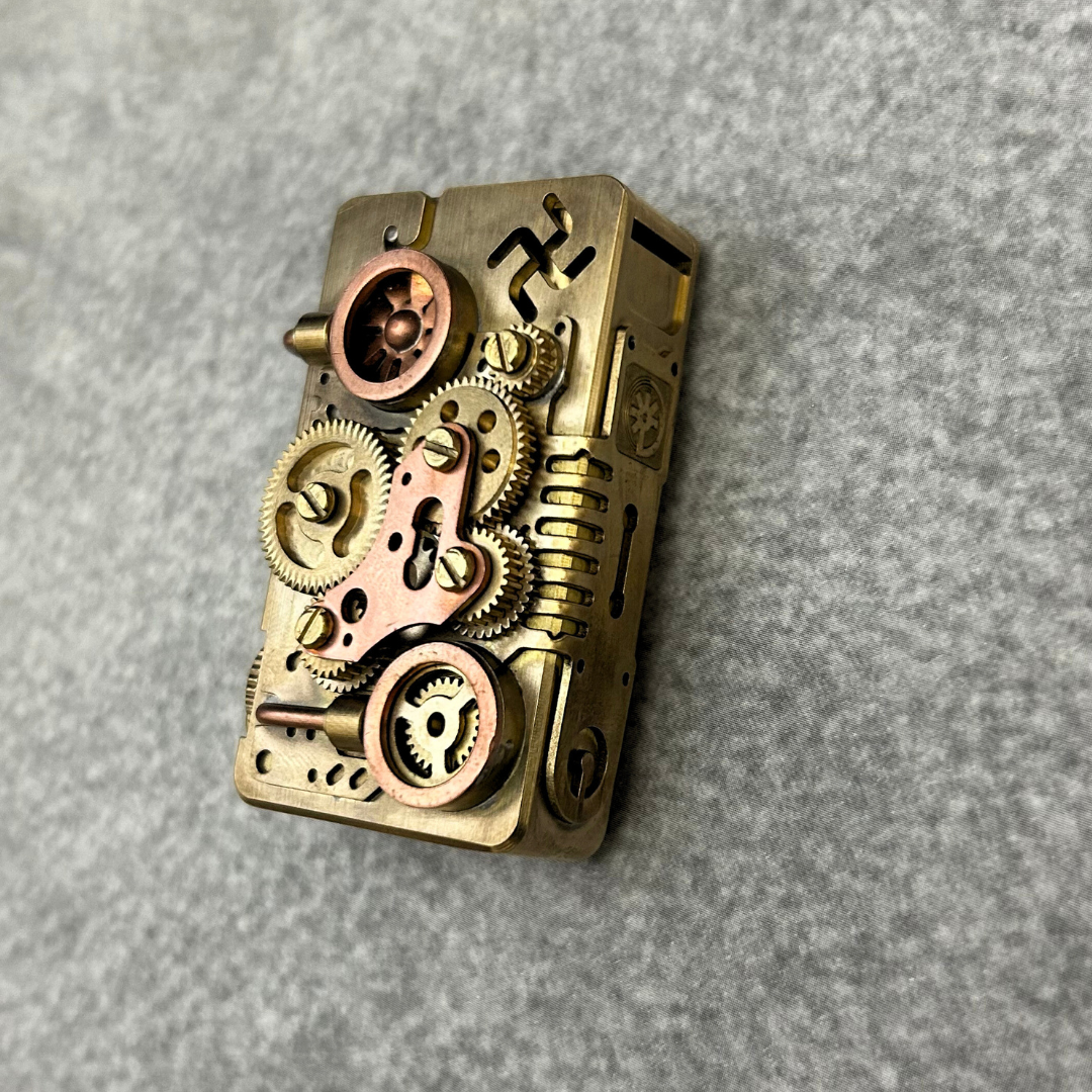 Steampunk Gearworks Lighter (Note: ₹1000 advance payment will be collected for Cash on Delivery orders before dispatch)