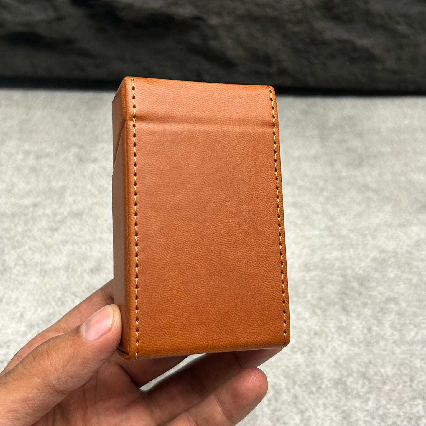 Leather Magnetic Cigarette Case