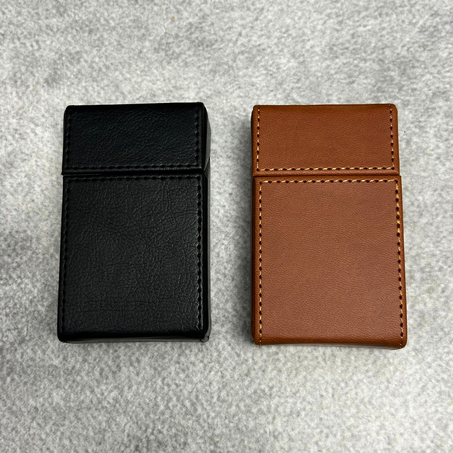 Leather Magnetic Cigarette Case
