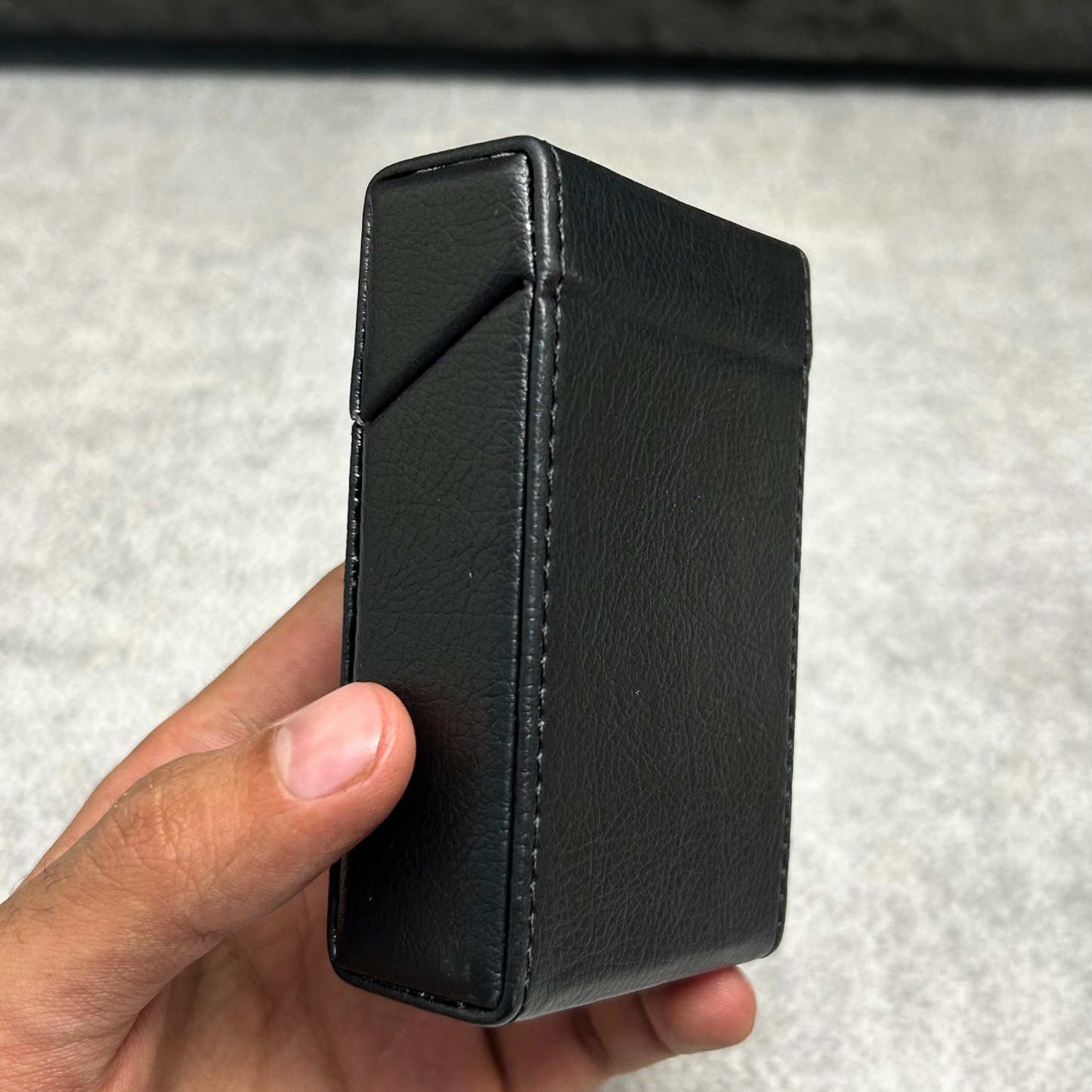 Leather Magnetic Cigarette Case