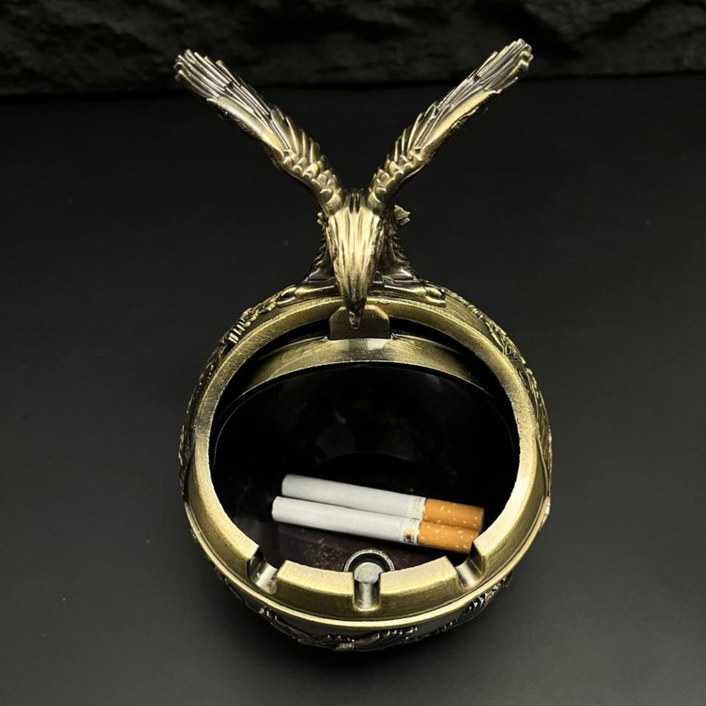 Falcon Ashtray With Lid
