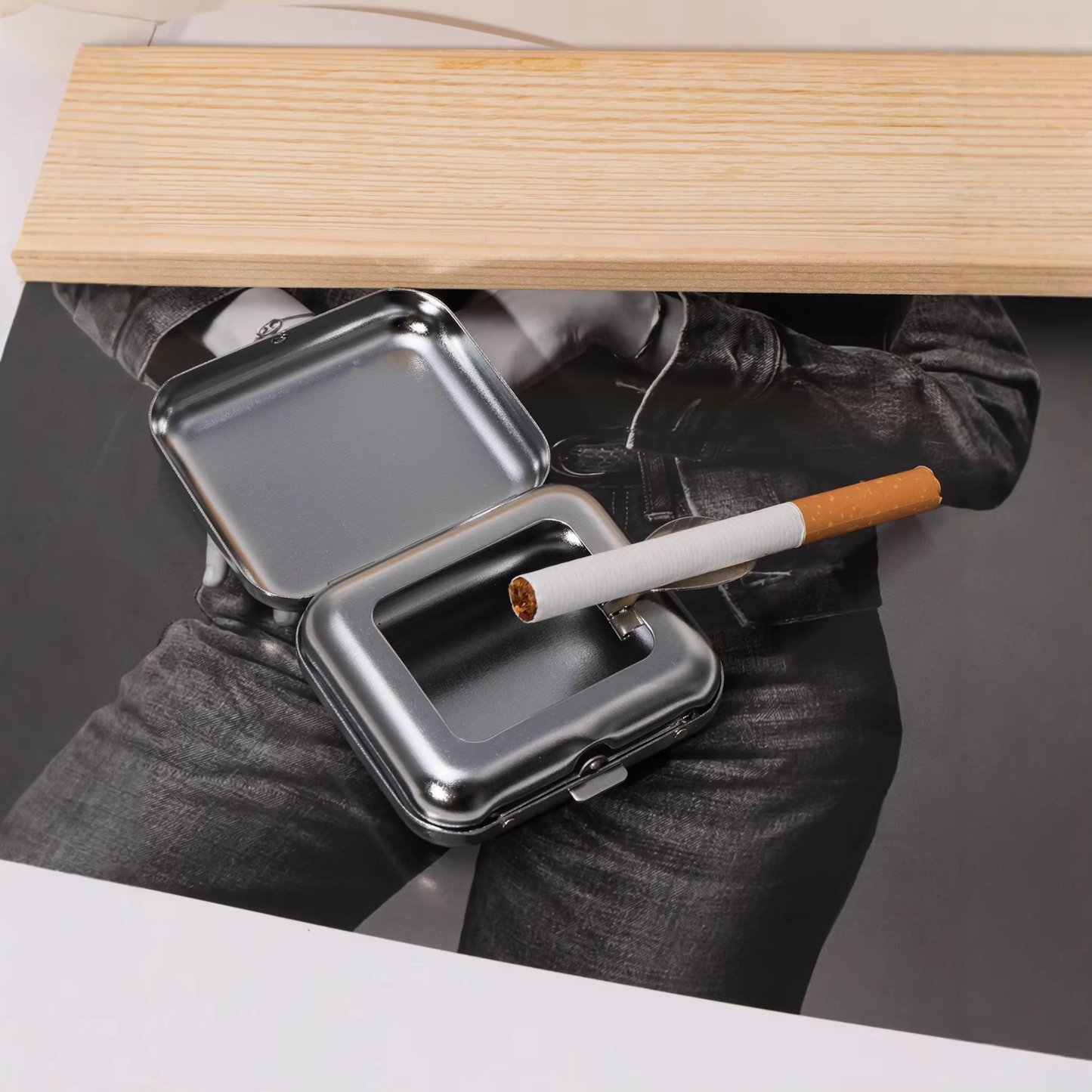 Portable Metal Ashtray