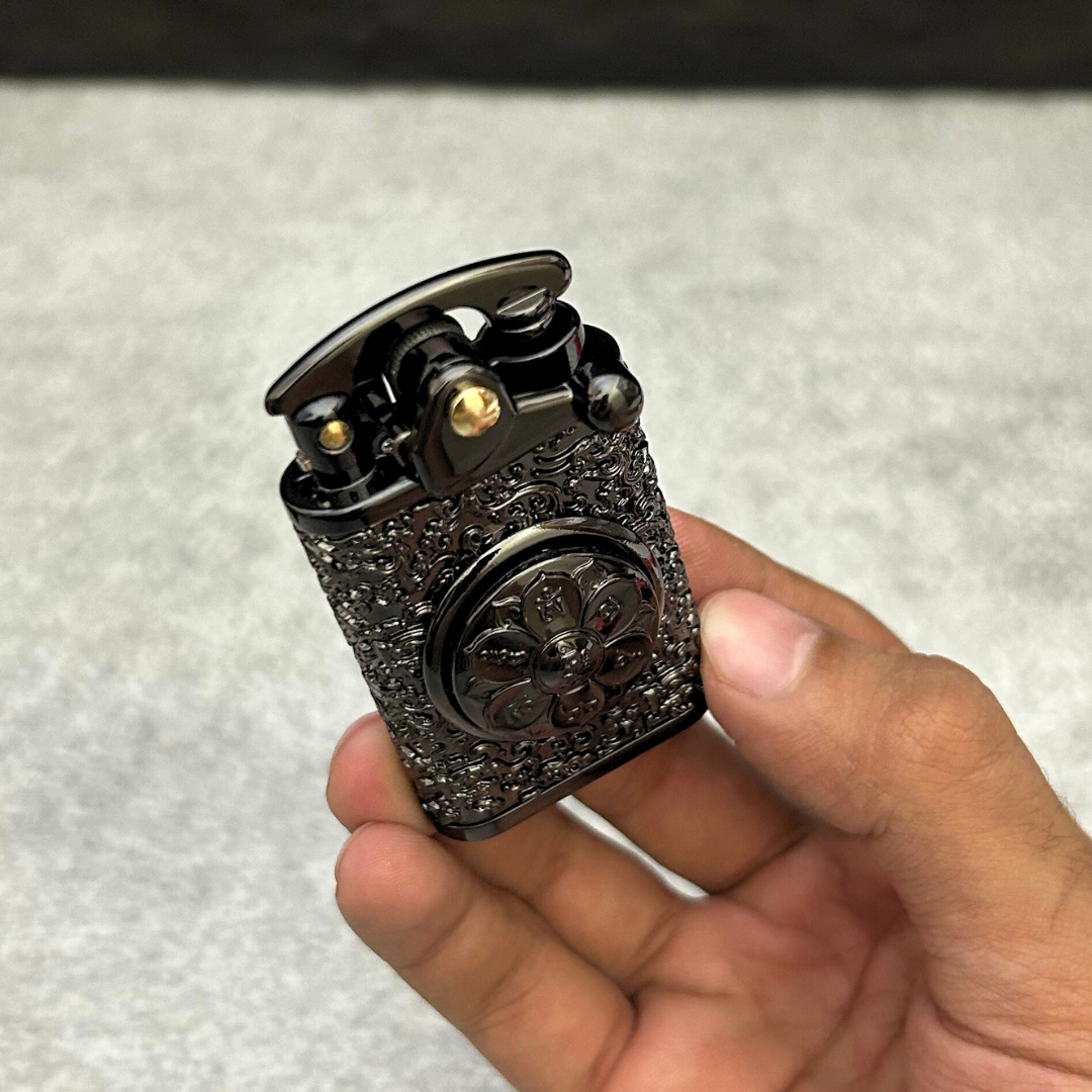 Obsidian Lotus Lighter