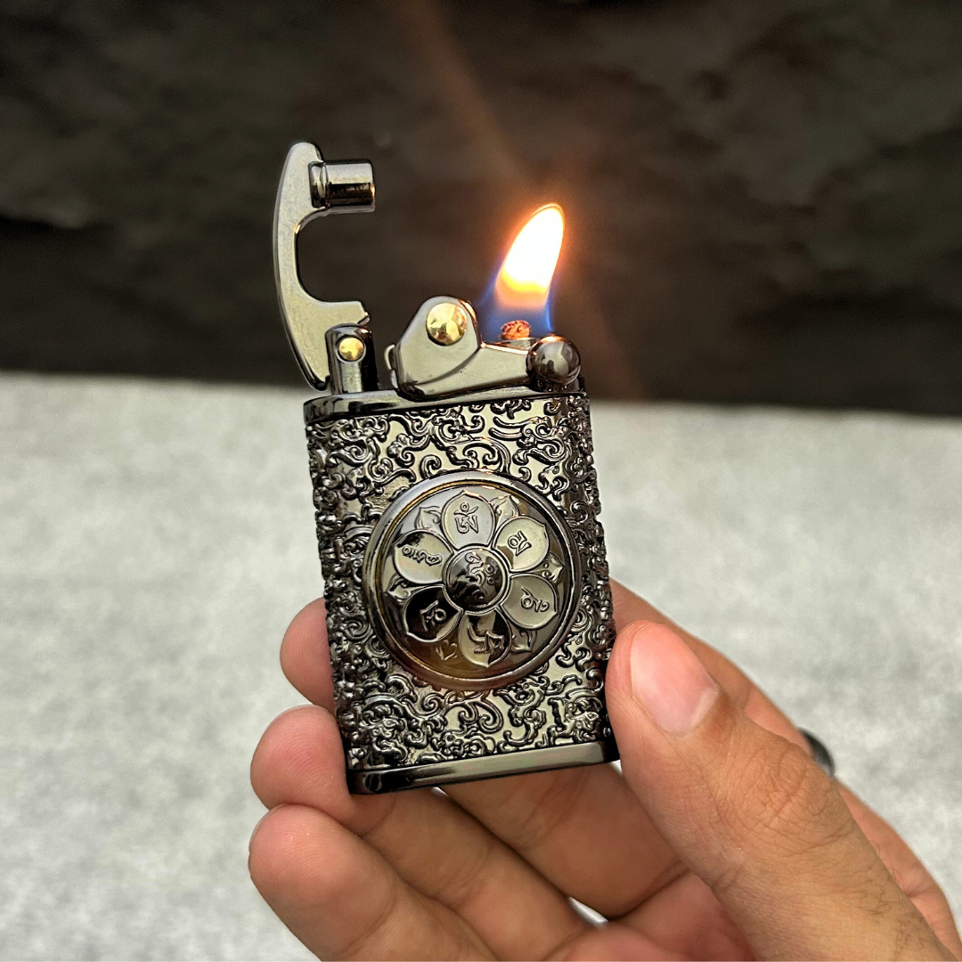 Obsidian Lotus Lighter