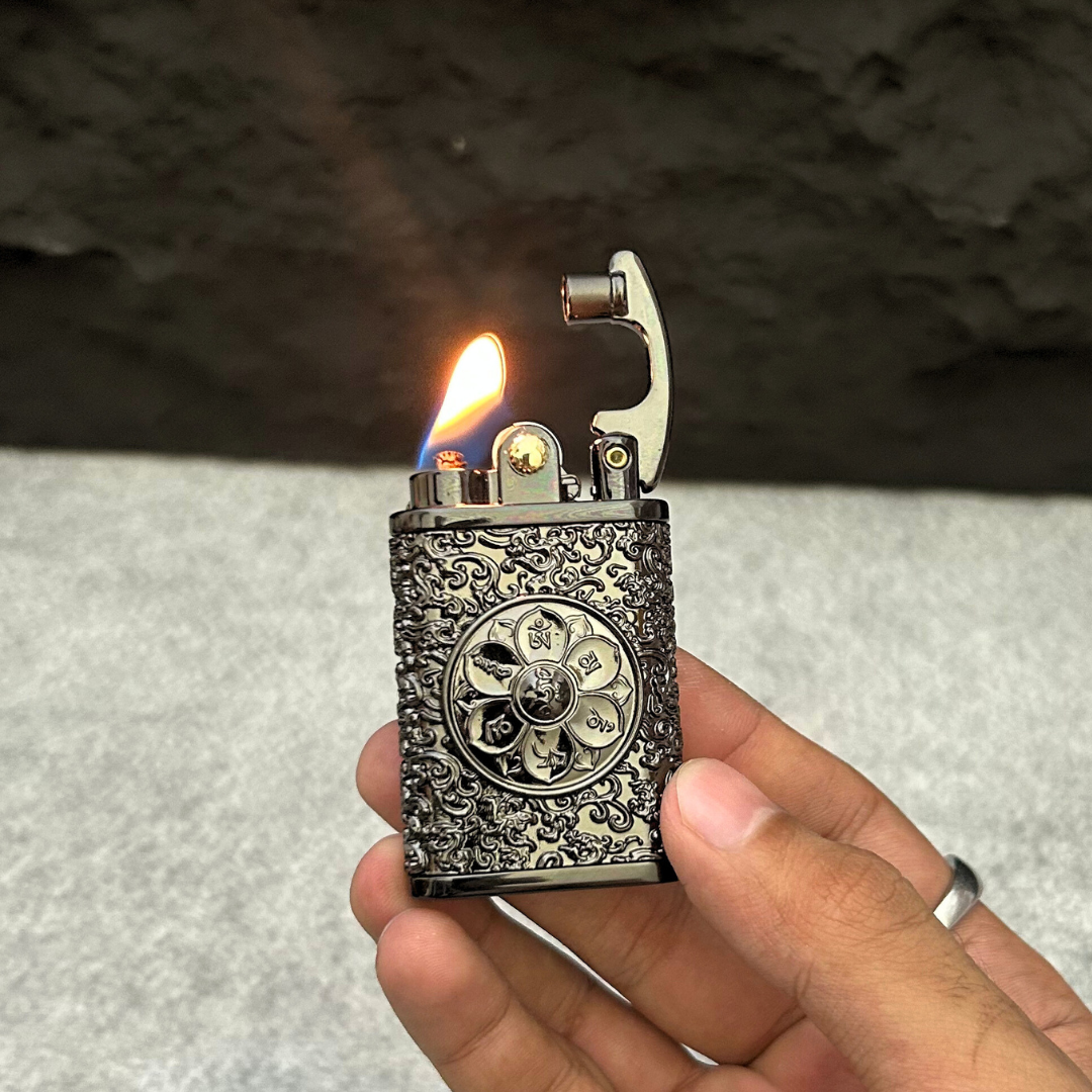 Obsidian Lotus Lighter