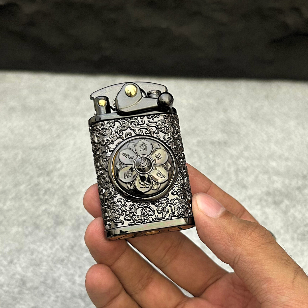 Obsidian Lotus Lighter