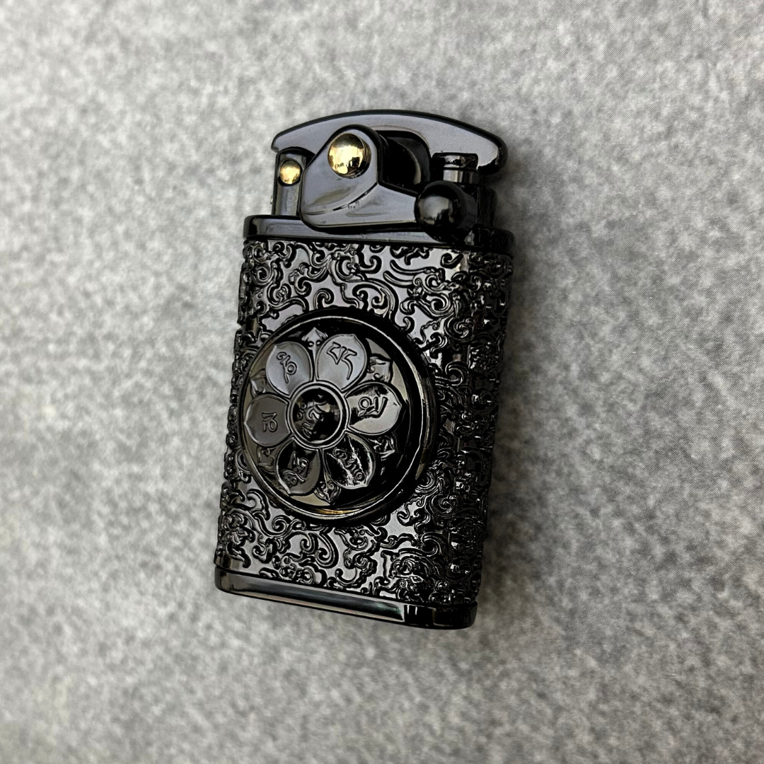 Obsidian Lotus Lighter