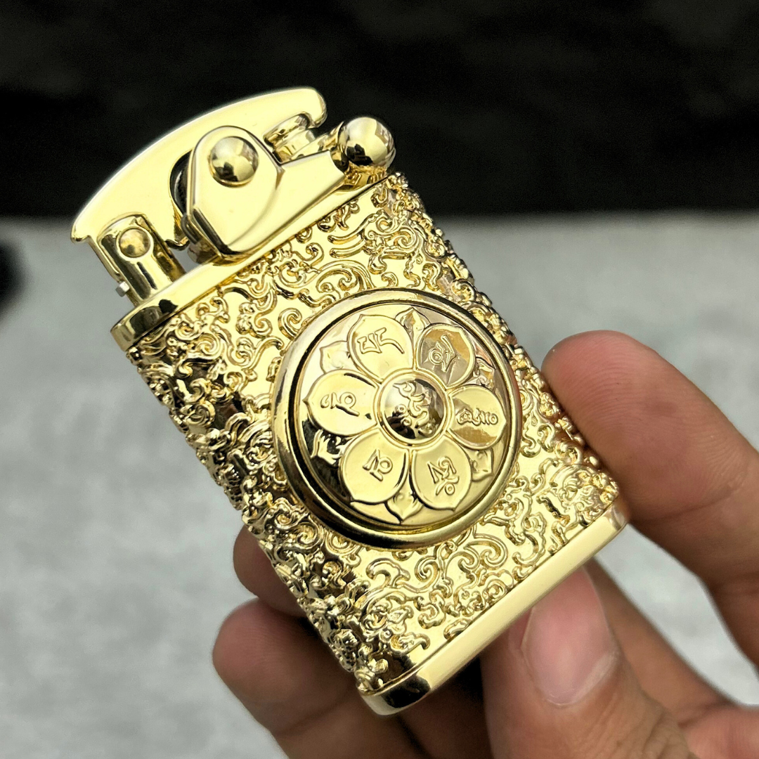 Obsidian Lotus Lighter