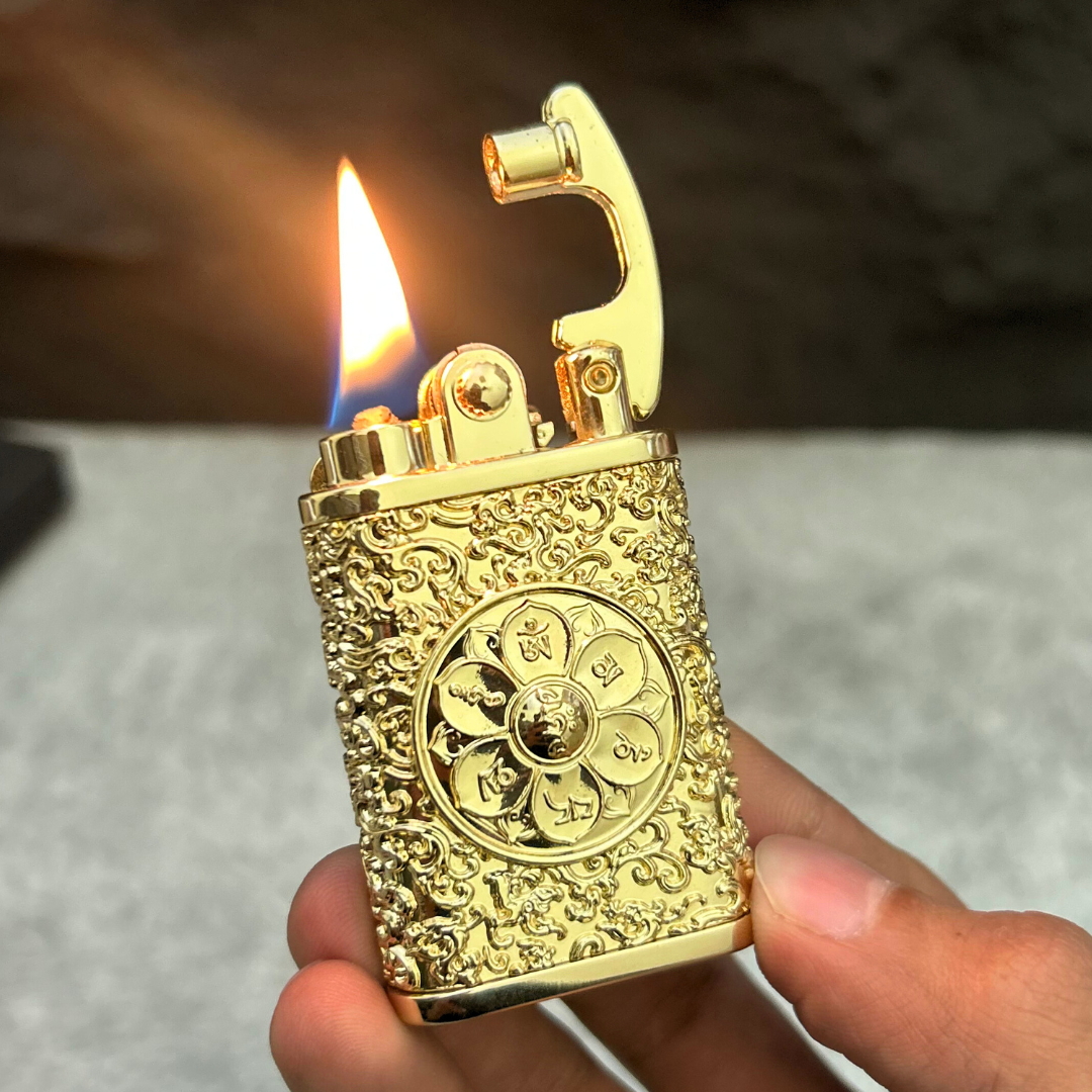 Obsidian Lotus Lighter