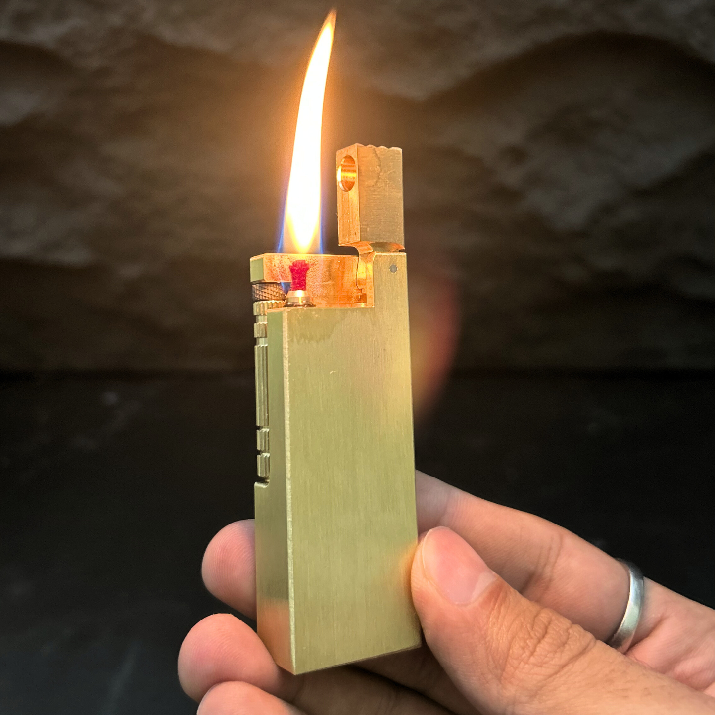 Golden Monolith Lighter