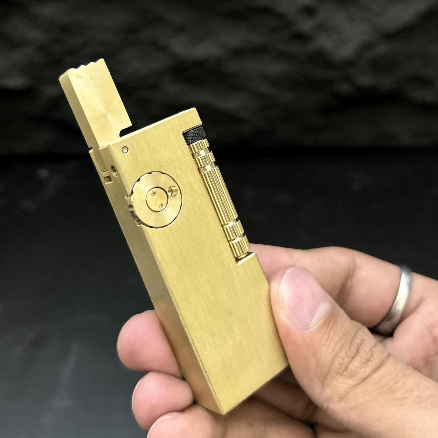 Golden Monolith Lighter