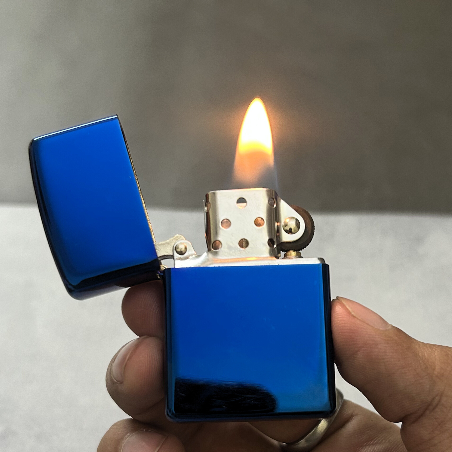 Karlaa Flames Sapphire Blue Flamer