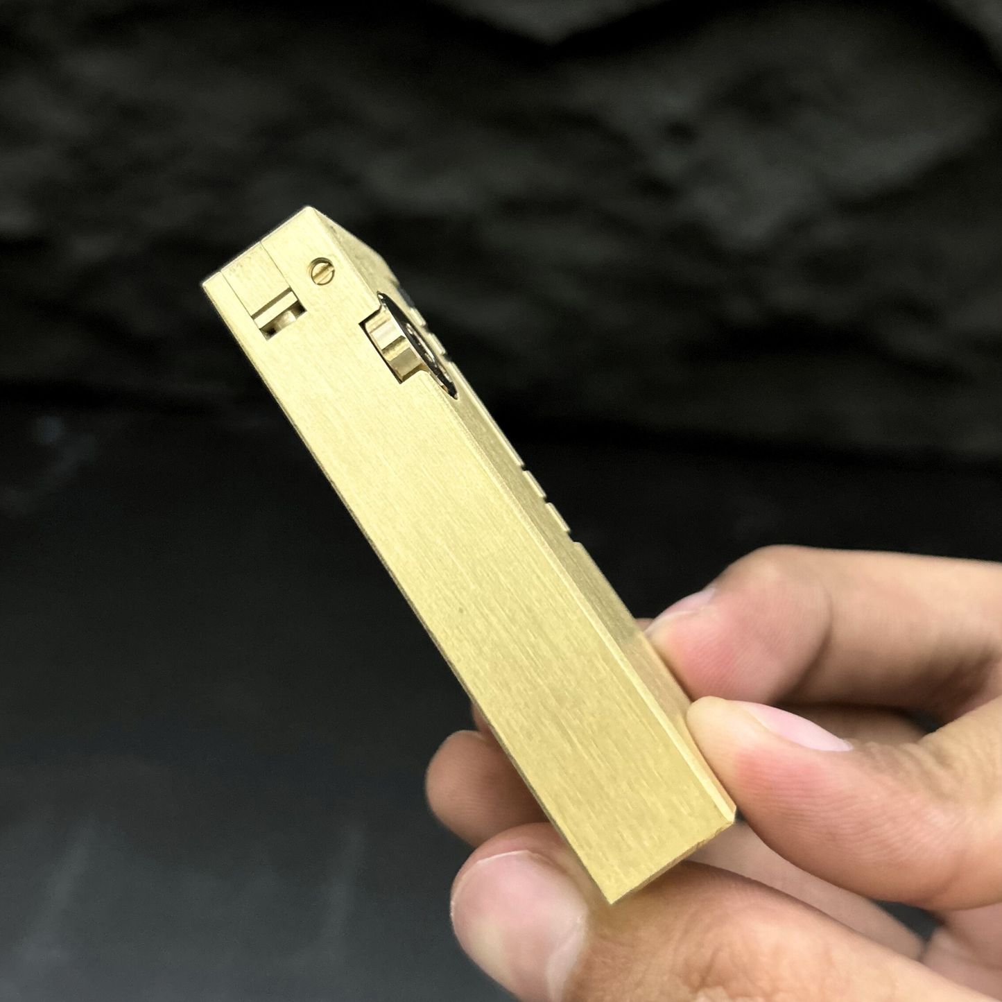 Golden Monolith Lighter