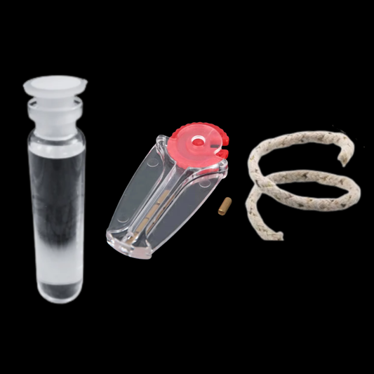 Extra Fuel + Flint + Wick Set